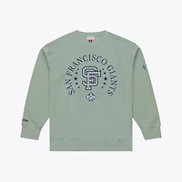Men's Mitchell & Ness Green San Francisco Giants Yacht Rock Fleece Sweatshirt