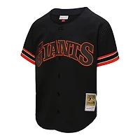 Maillot d'entraînement au bâton authentique Mitchell & Ness Matt Williams pour homme, noir, San Francisco Giants 1993