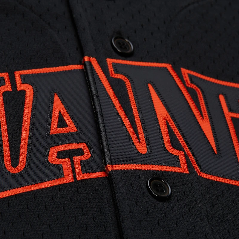 Maillot d'entraînement au bâton authentique Mitchell & Ness Matt Williams pour homme, noir, San Francisco Giants 1993