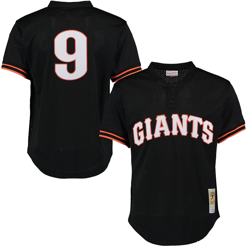 Maillot d'entraînement au bâton en maille Mitchell & Ness Matt Williams noir San Francisco Giants Cooperstown pour hommes