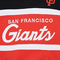 Sweat à capuche orange/noir Mitchell & Ness pour hommes, entraîneur-chef des Giants de San Francisco