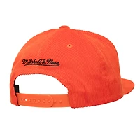 Men's Mitchell & Ness Orange San Francisco Giants Corduroy Snapback Hat