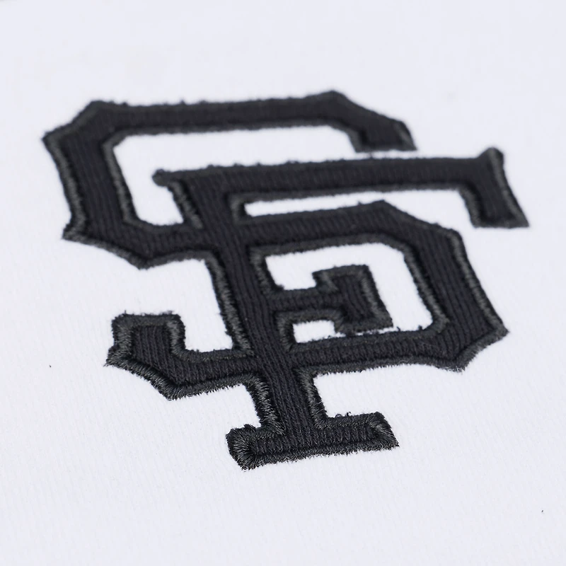 Men's Mitchell & Ness White San Francisco Giants Arctic Fleece Sweatshirt