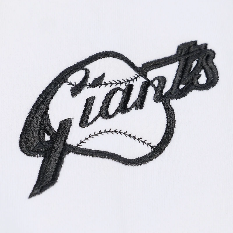 Sweat-shirt polaire arctique Mitchell & Ness blanc San Francisco Giants pour homme