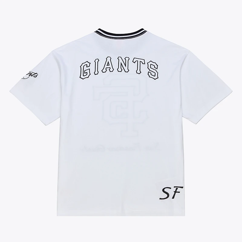 T-shirt Mitchell & Ness blanc San Francisco Giants Cooperstown Collection Arctic pour homme