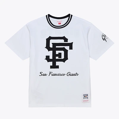 T-shirt Mitchell & Ness blanc San Francisco Giants Cooperstown Collection Arctic pour homme