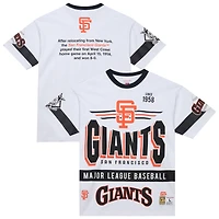 Men's Mitchell & Ness White San Francisco Giants Cooperstown Collection Team Origins Premium T-Shirt