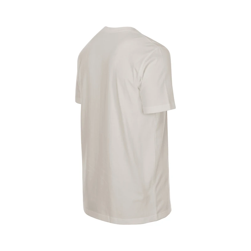 Men's New Era Beige San Francisco Giants Lifestyle Coat of Arms Flocking T-Shirt