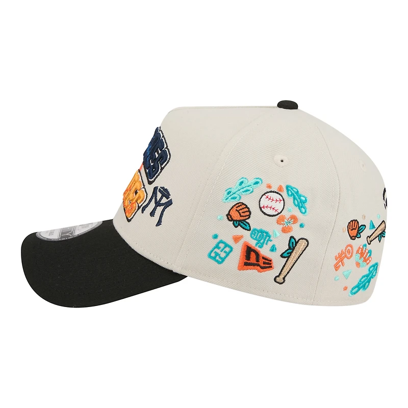 Casquette ajustable New Era beige pour homme, San Francisco Giants contre Monterrey Sultanes, match 2026, modèle 9FORTY A-Frame