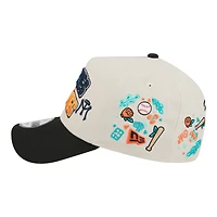 Casquette ajustable New Era beige pour homme, San Francisco Giants contre Monterrey Sultanes, match 2026, modèle 9FORTY A-Frame