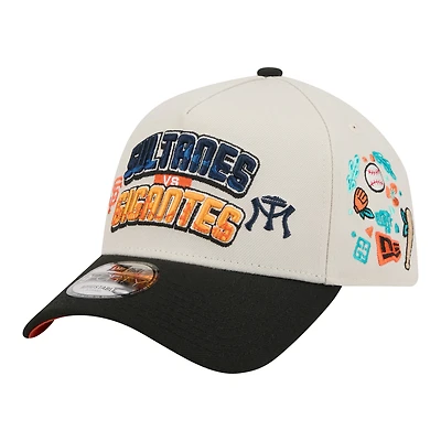 Casquette ajustable New Era beige pour homme, San Francisco Giants contre Monterrey Sultanes, match 2026, modèle 9FORTY A-Frame