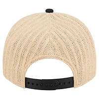 Men's New Era  Black/Natural San Francisco Giants Grained 9FIFTY A-Frame Trucker Adjustable Hat