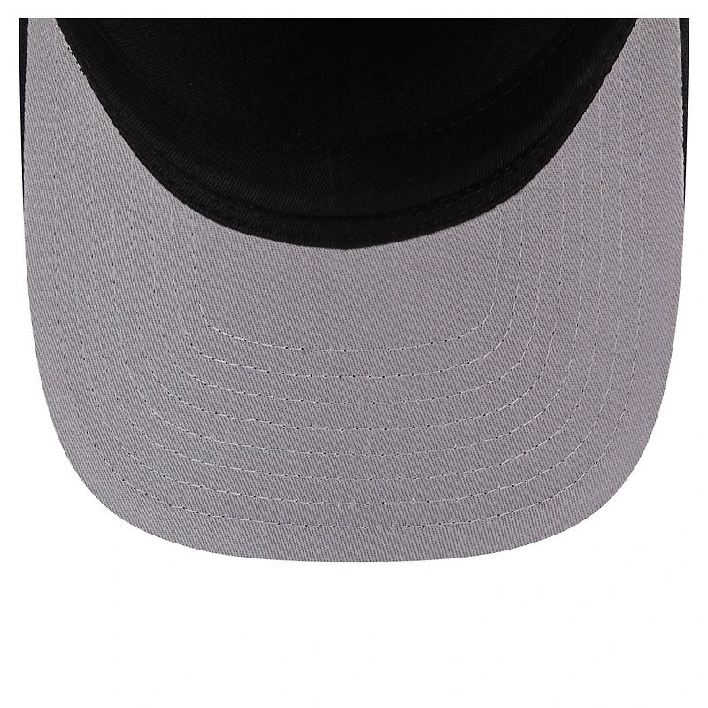 Men's New Era  Black/Natural San Francisco Giants Grained 9FIFTY A-Frame Trucker Adjustable Hat