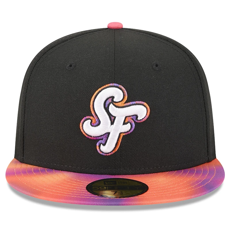 Men's New Era  Black/Orange San Francisco Giants 2025 City Connect 59FIFTY Fitted Hat