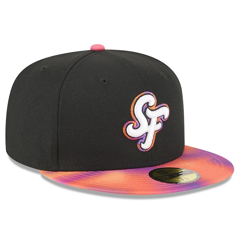 Men's New Era  Black/Orange San Francisco Giants 2025 City Connect 59FIFTY Fitted Hat