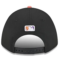 Casquette ajustable City Connect 9FORTY M-Crown 2025 des Giants de San Francisco pour homme, New Era, noir/orange