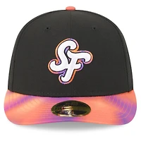 Casquette ajustée 59FIFTY City Connect 2025 New Era noire/orange pour homme des Giants de San Francisco