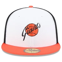 Men's New Era Black/Orange San Francisco Giants 2025 MLB Clubhouse 59FIFTY Fitted Hat