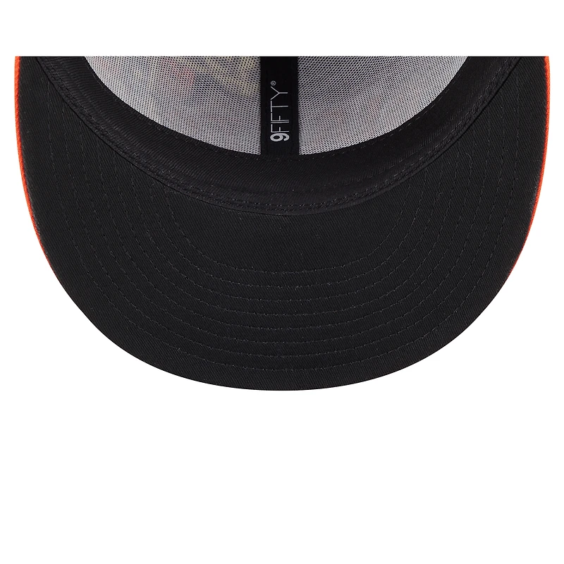 Men's New Era Black/Orange San Francisco Giants 2025 MLB Diamond Hero Edition 9FIFTY Snapback Hat