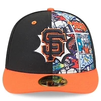 Casquette ajustée 59FIFTY noire/orange New Era pour homme, édition 2025 des Giants de San Francisco, MLB Players' Weekend