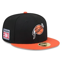 Casquette ajustée New Era 59FIFTY noire et orange San Francisco Giants 2026, Temple de la renommée du baseball, pour homme