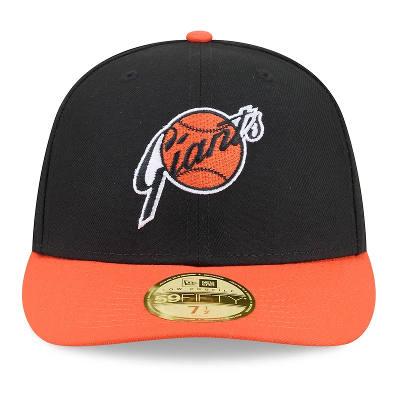 Men's New Era Black/Orange San Francisco Giants 2026 Baseball Hall of Fame 59FIFTY Low Profile Fitted Hat