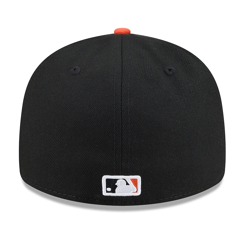 Men's New Era Black/Orange San Francisco Giants 2026 Baseball Hall of Fame 59FIFTY Low Profile Fitted Hat
