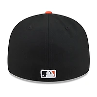 Men's New Era Black/Orange San Francisco Giants 2026 Baseball Hall of Fame 59FIFTY Low Profile Fitted Hat