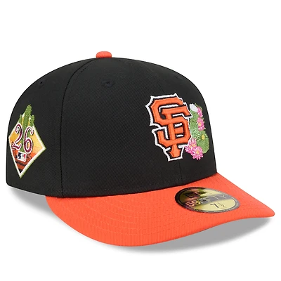 Casquette ajustée New Era noire et orange San Francisco Giants 2026 Spring Training 59FIFTY pour homme