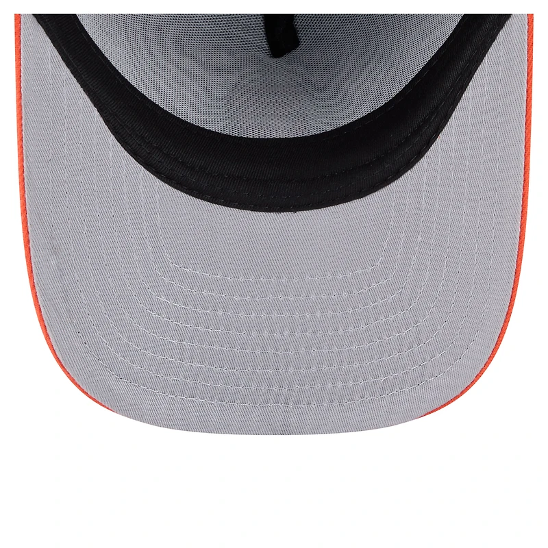 Casquette ajustable New Era 9FIFTY noire et orange San Francisco Giants pour homme