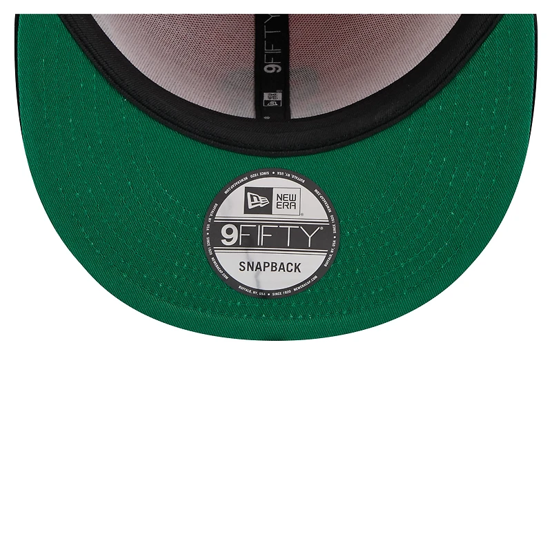 Men's New Era Black/Orange San Francisco Giants Retro Split Corduroy Snapback Hat