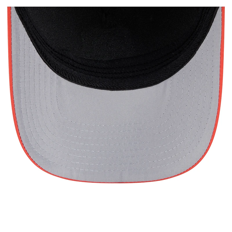 Men's New Era Black/Orange San Francisco Giants Rope M-Crown A-Frame 39THIRTY Flex Hat