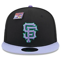 Men's New Era Black/Purple San Francisco Giants Grape Big League Chew Flavor Pack 9FIFTY Snapback Hat