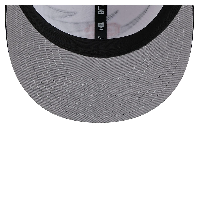 Men's New Era Black/White San Francisco Giants Jagged 9FIFTY Snapback Hat