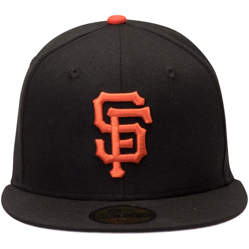 Men's New Era Black San Francisco Giants 2002 World Series Wool 59FIFTY Fitted Hat