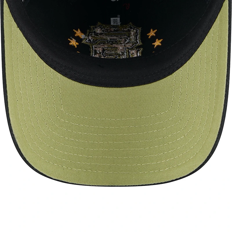 Casquette réglable noire 9TWENTY pour la Journée des forces armées 2024 des Giants de San Francisco New Era pour hommes