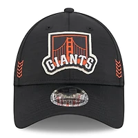 Casquette réglable noire San Francisco Giants 2024 Clubhouse 9FORTY New Era pour hommes