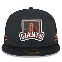 Men's New Era  Black San Francisco Giants 2024 MLB Clubhouse 59FIFTY Fitted Hat
