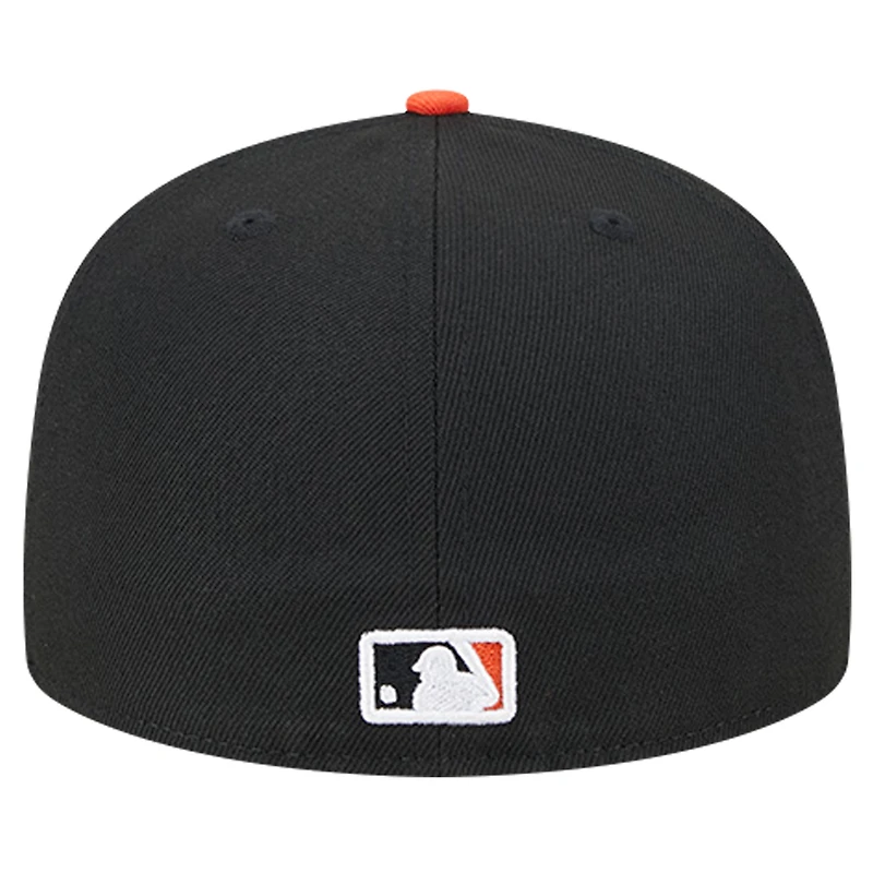 Casquette ajustée 59FIFTY New Era noire pour hommes des Giants de San Francisco 2024 Pride On Field
