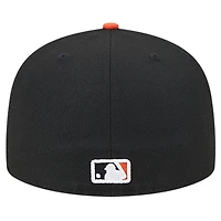 Casquette ajustée 59FIFTY New Era noire pour hommes des Giants de San Francisco 2024 Pride On Field
