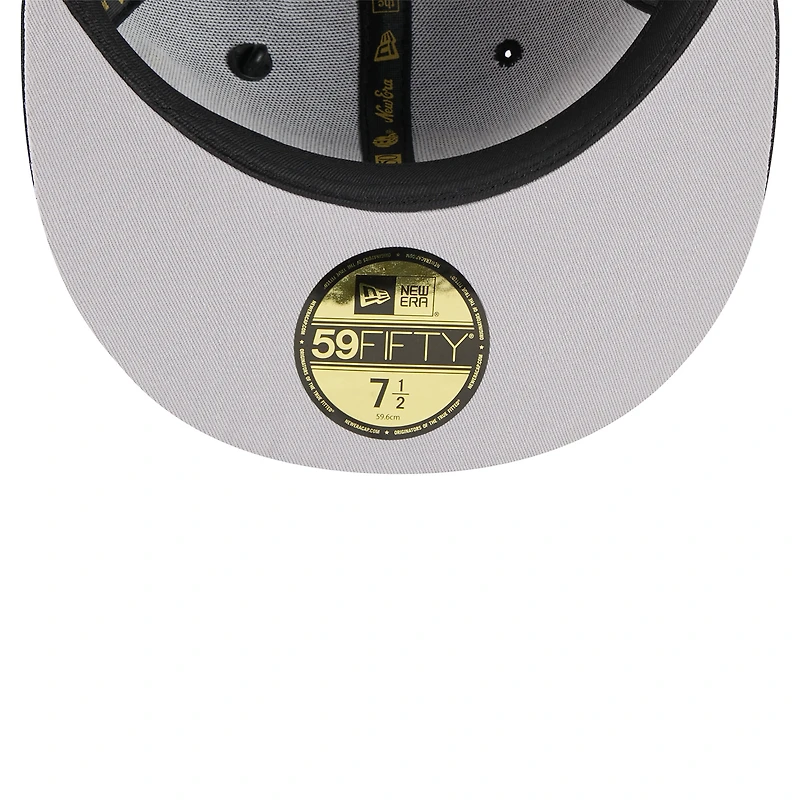 Men's New Era Black San Francisco Giants 2025 59FIFTY Day Gold Leaf Fitted Hat