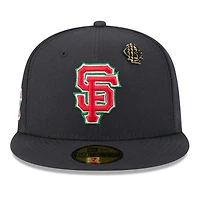 Men's New Era  Black San Francisco Giants 2025 Big League Chew 59FIFTY Fitted Hat