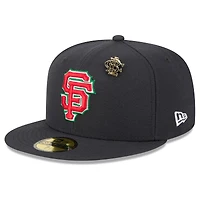 Men's New Era  Black San Francisco Giants 2025 Big League Chew 59FIFTY Fitted Hat