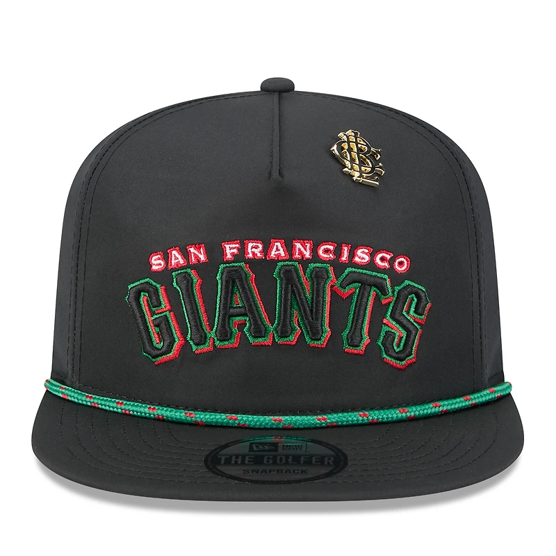 Men's New Era  Black San Francisco Giants 2025 Big League Chew Golfer Snapback Hat