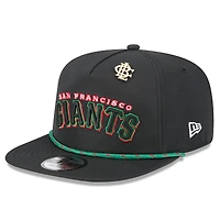 Casquette snapback New Era noire pour homme, motif Big League Chew Golfer des Giants de San Francisco 2025