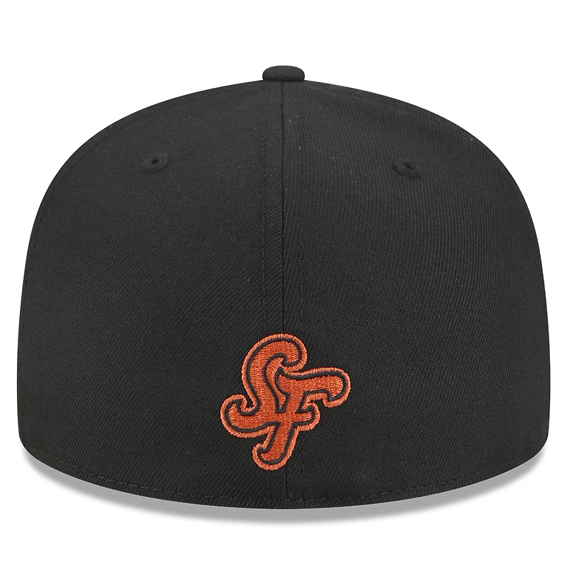 Casquette ajustée New Era 59FIFTY City Connect pour homme, noire, des Giants de San Francisco 2025