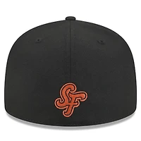 Casquette ajustée New Era 59FIFTY City Connect pour homme, noire, des Giants de San Francisco 2025