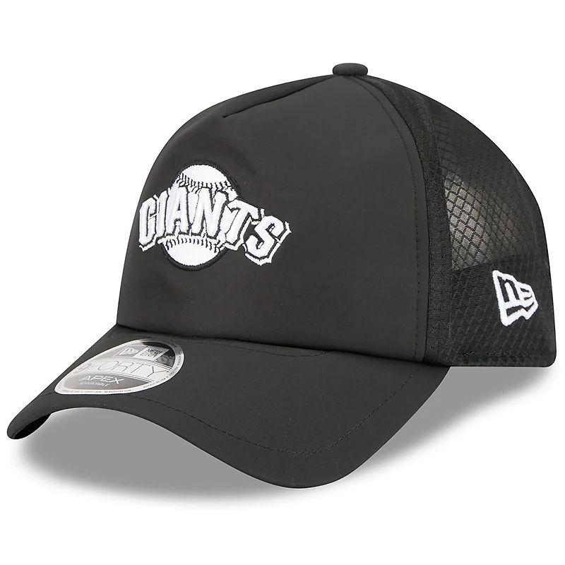 Casquette ajustable New Era noire San Francisco Giants 2026, modèle alternatif d'entraînement au bâton