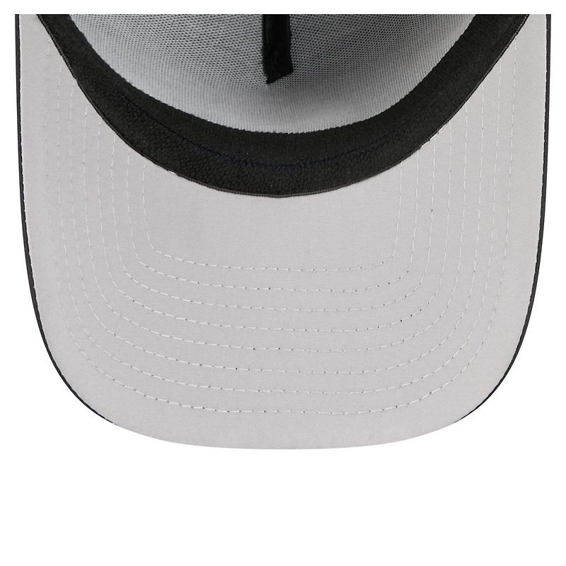 Men's New Era  Black San Francisco Giants 39THIRTY A-Frame Perforated Flex Hat