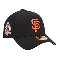 Men's New Era  Black San Francisco Giants A-Frame 59FORTY Fitted Hat